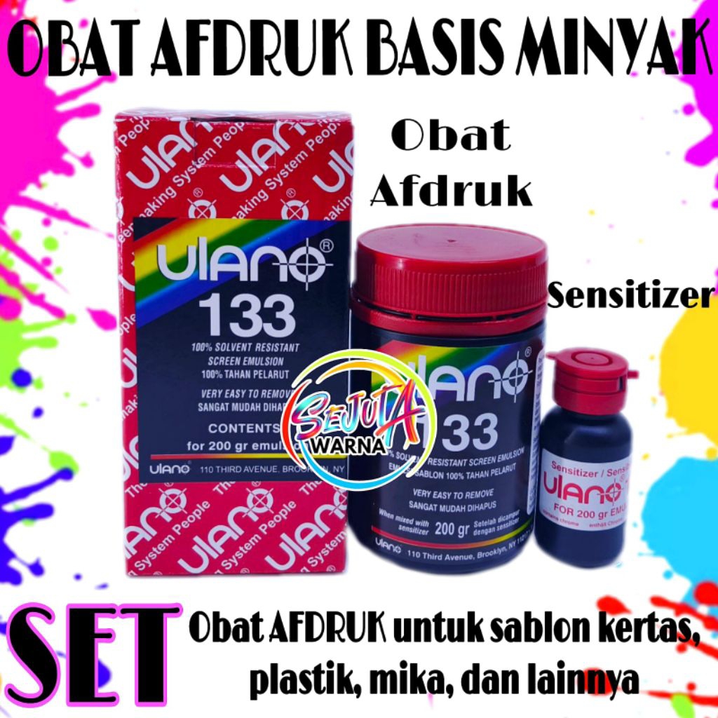 ULANO 133 AFDRUK SABLON 200GR BASIS MINYAK