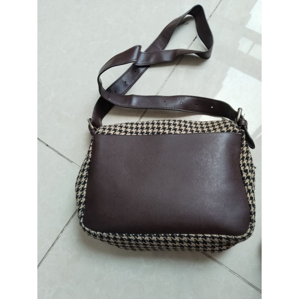 Tas Wanita Selempang Kotak Brown Coklat Tas kecil