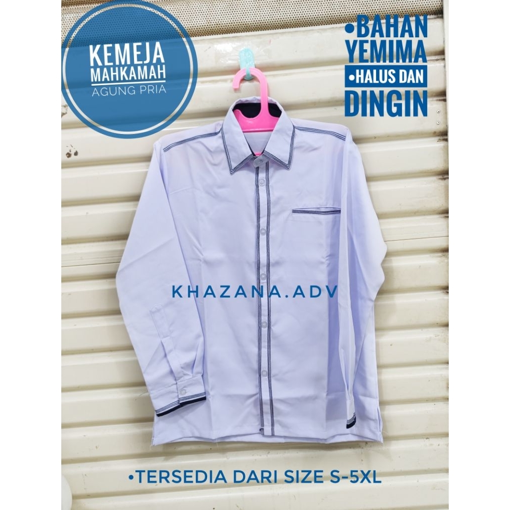KEMEJA MAHKAMAH AGUNG PRIA / KEMEJA MA PRIA LENGAN PANJANG