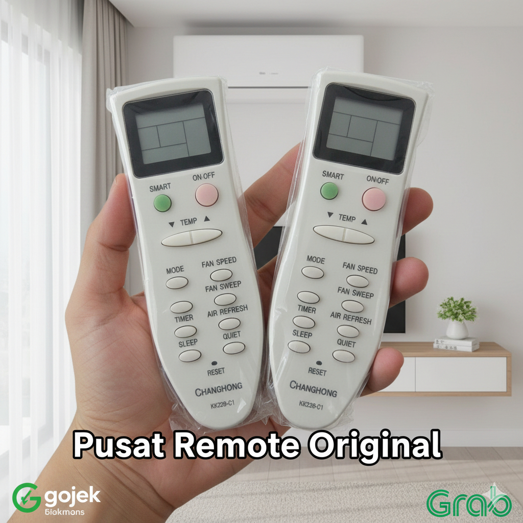 REMOTE REMOT AC CHANGHONG KK22B-C1 ORIGINAL ASLI BEKAS