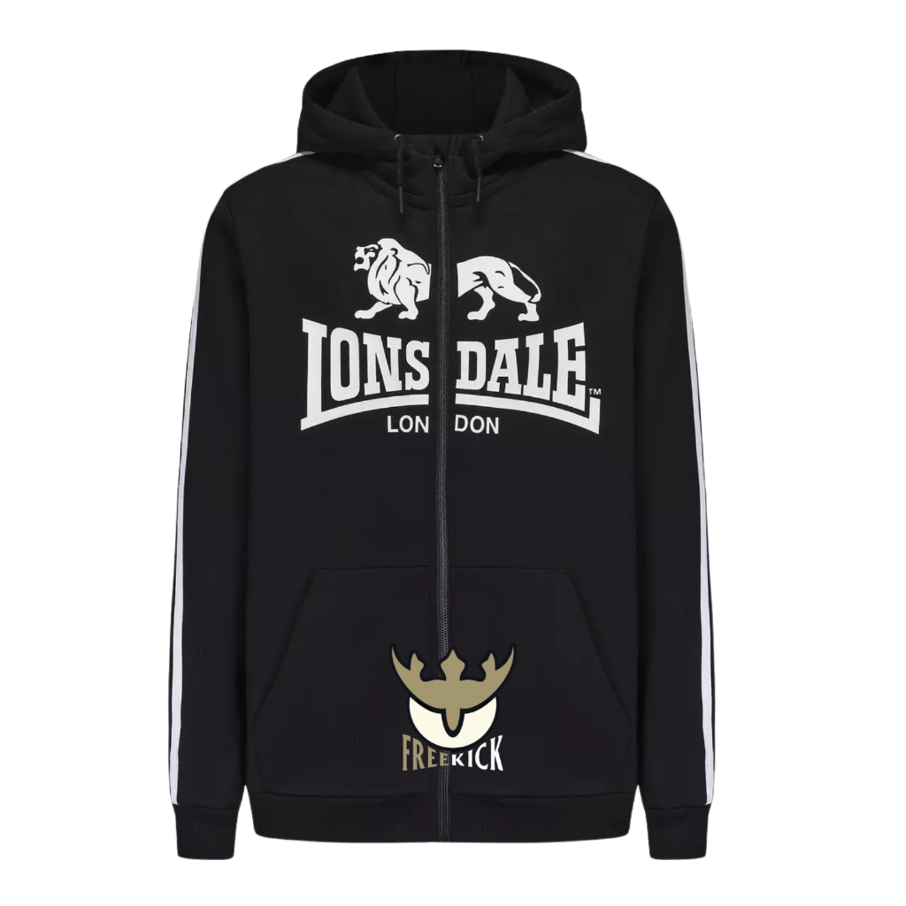 ZIPPER HOODIE LONSDALE BLACK ZH532083