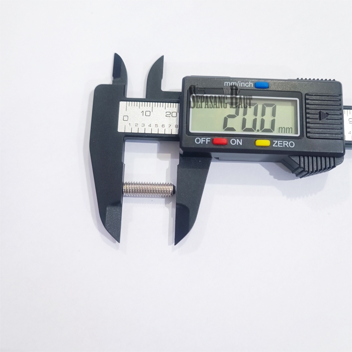 M6 x 20 Baut L Tanam L Set Stainless 304 M6x20