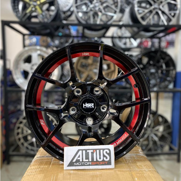 Velg Mobil HSR FE06 Ring 15 Pelek Racing Mobil L300 APV Grandmax Ertiga Terios R15