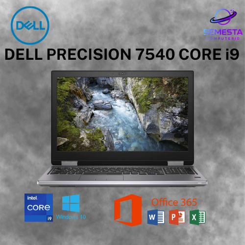 DELL PRECISION 7540 CORE i9 GEN 9 | RAM 64GB | SSD 1TB | 15 INCH FHD LIKE NEW