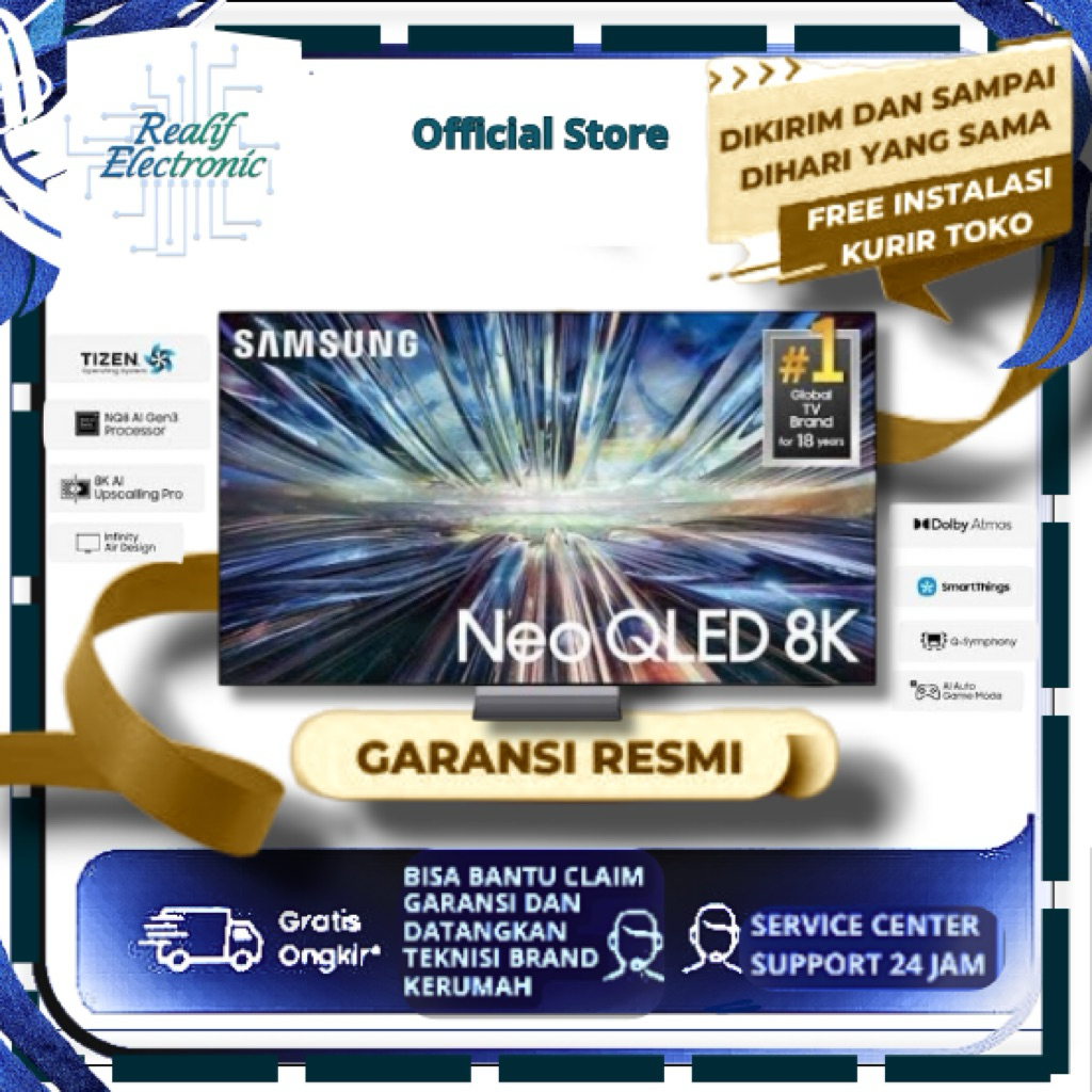 Samsung QA85QN900DKXXD Smart TV Neo Qled 8K 85 Inch