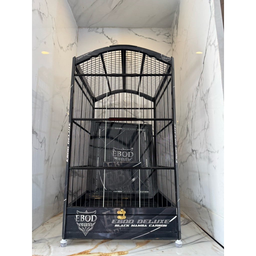 Sangkar Kotak EBOD DELUXE no.2 Water Slide Decal Ruji Fiber Sangkar Kotak Standar Terbaru 2024