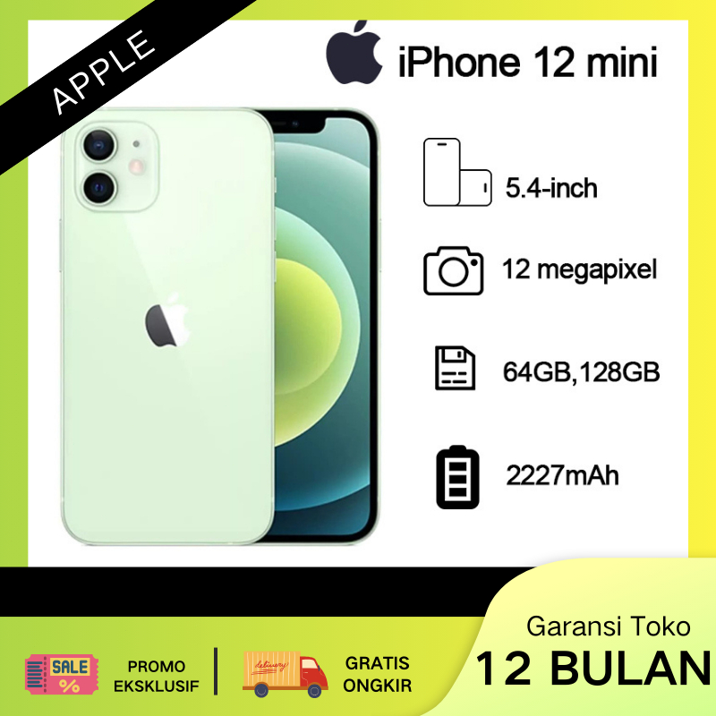 iPhone 12 MINI 64GB/128GB/256GB Secondhand Normal Fullset Original 100% EX IBOX