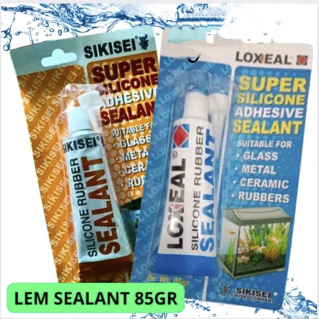 Lem kaca/lem aquarium/lem sealant 85gr