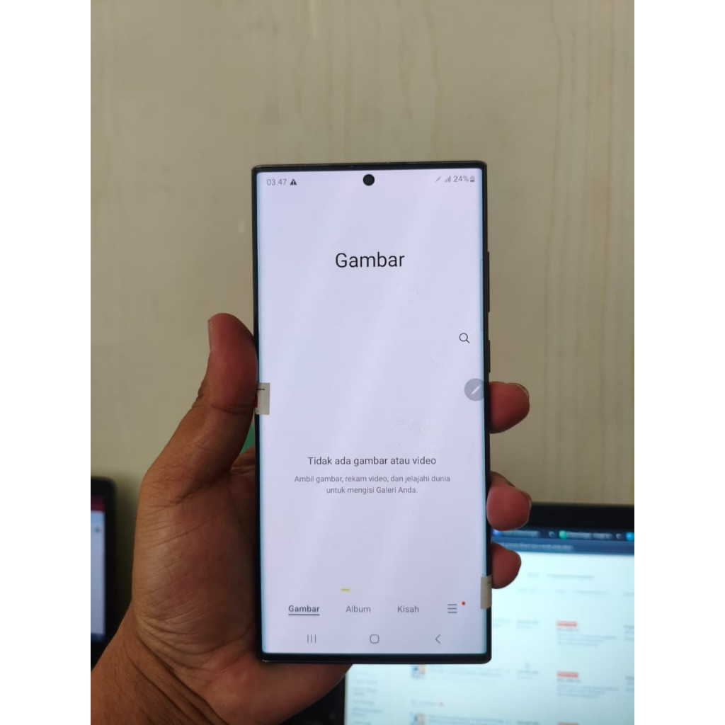 SEIN | Samsung Galaxy S22 ULTRA 12/256  Minus Layar  JARONG Second Resmi Indo