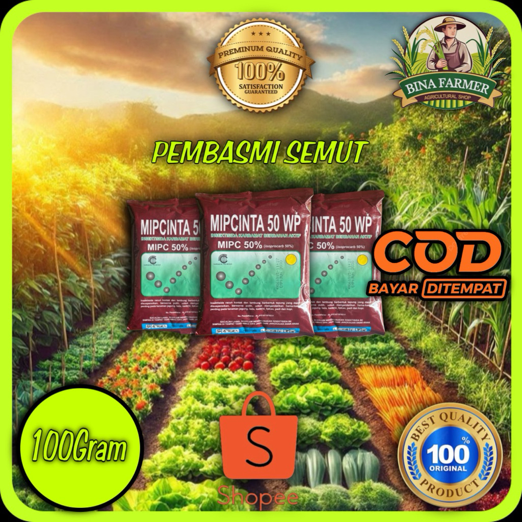 MIPCINTA 50WP pembasmi semut kemasan 100 Gram