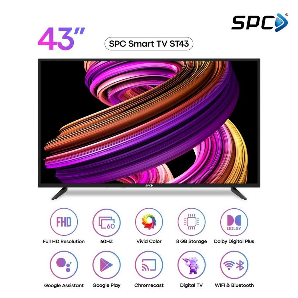 SPC GOOGLE TV 43 INCH FHD QLED - ST 43