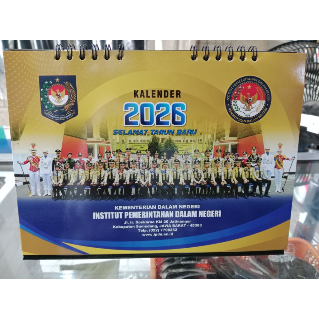 KALENDER IPDN 2026 (kalender duduk) (kalender meja)