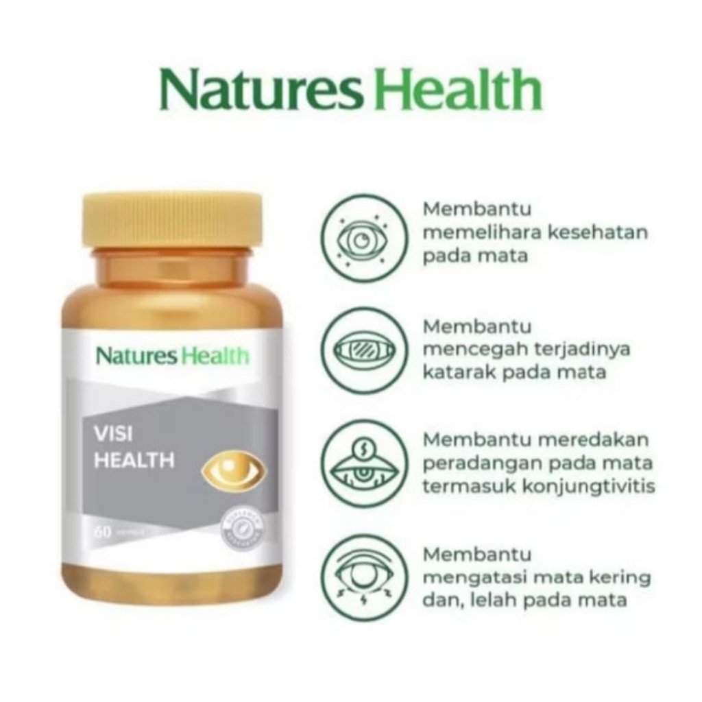 Natures Health Visi Health - 60 Softgels