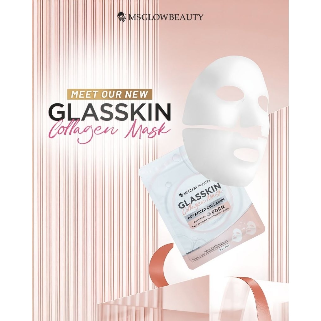 Glasskin Collagen Mask/Sheet Mask Collagen Ms glow