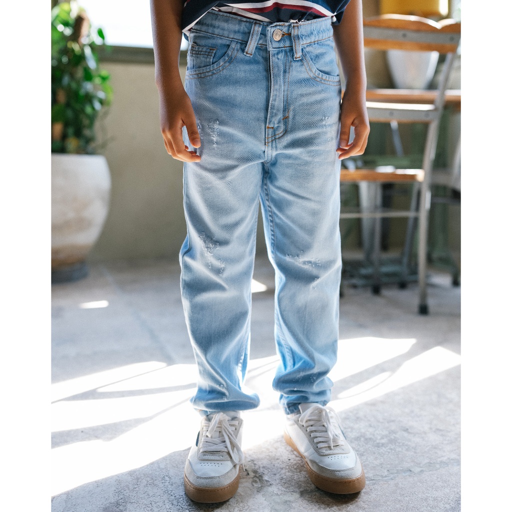 LEWIS EMMA - Casual Jeans 2 (2-14 Tahun) Celana Denim Anak Laki-Laki / Bawahan Panjang Polos