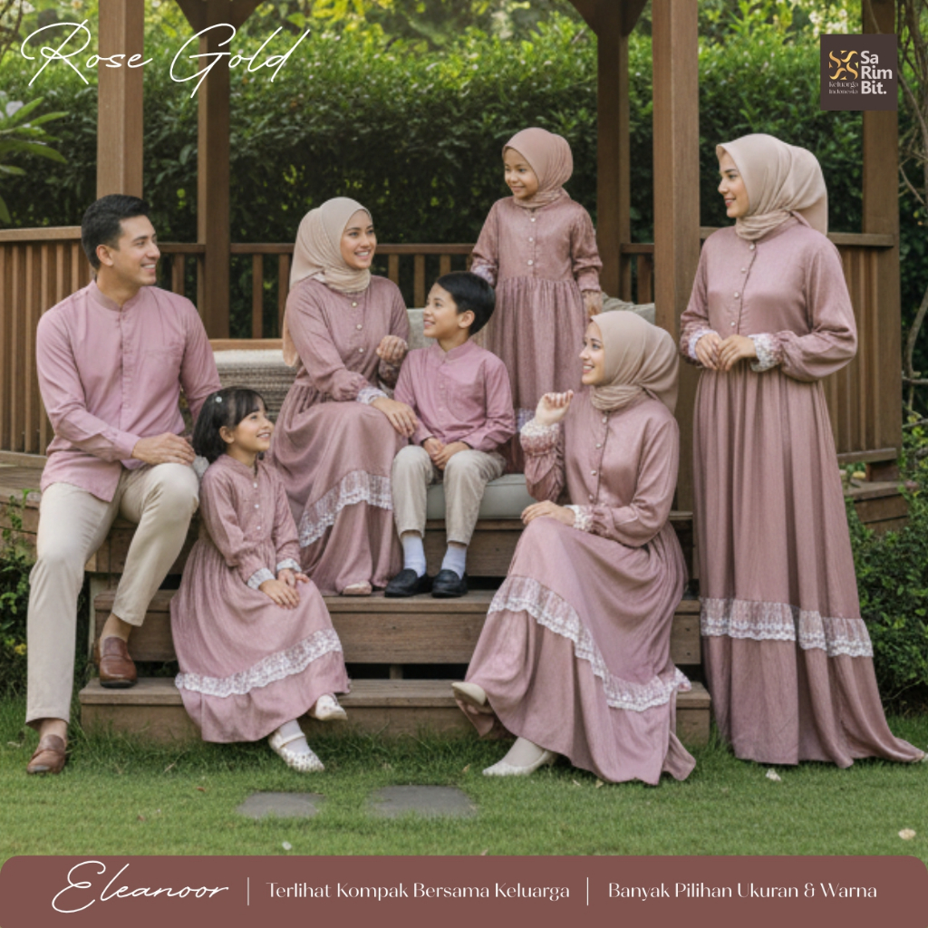 BAJU GAMIS COUPLE KELUARGA LEBARAN IDUL FITRI 2026 / SARIMBIT KELUARGA KEKINIAN