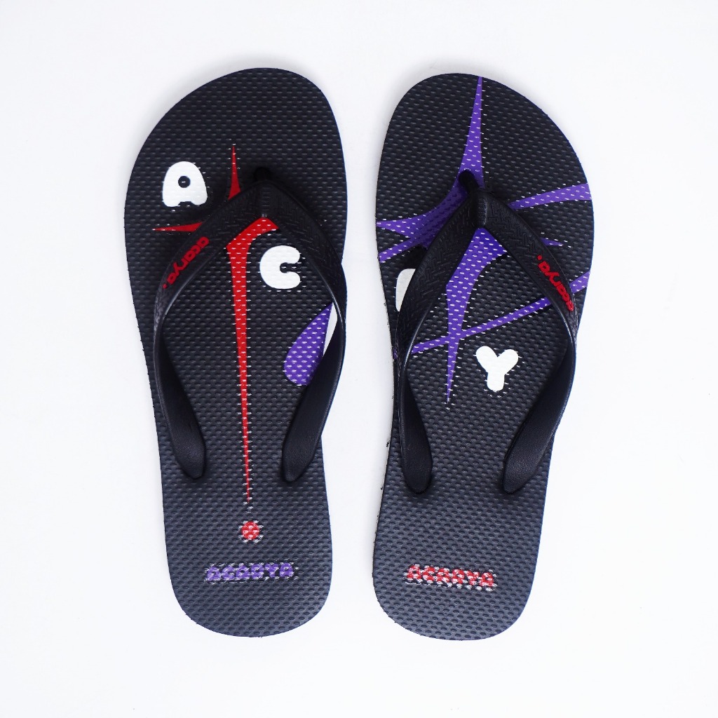 Sandal Jepit Pria Distro Kasual Cowok Streetwear Karet Phylon