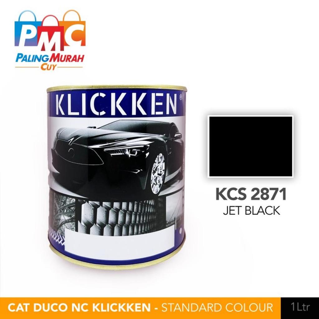 KLICKKEN JET BLACK KCS 2871 / CAT DUCO HITAM PEKAT KLIKKEN 2871