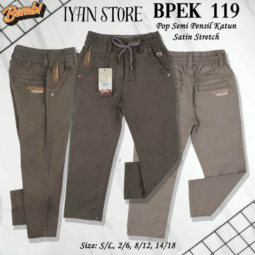 BOMBI CELANA PANJANG ANAK LAKI-LAKI CHINOS