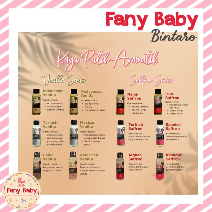 HABBIE MINYAK KAYU PUTIH SAFFRON / MINYAK KAYU PUTIH VANILA