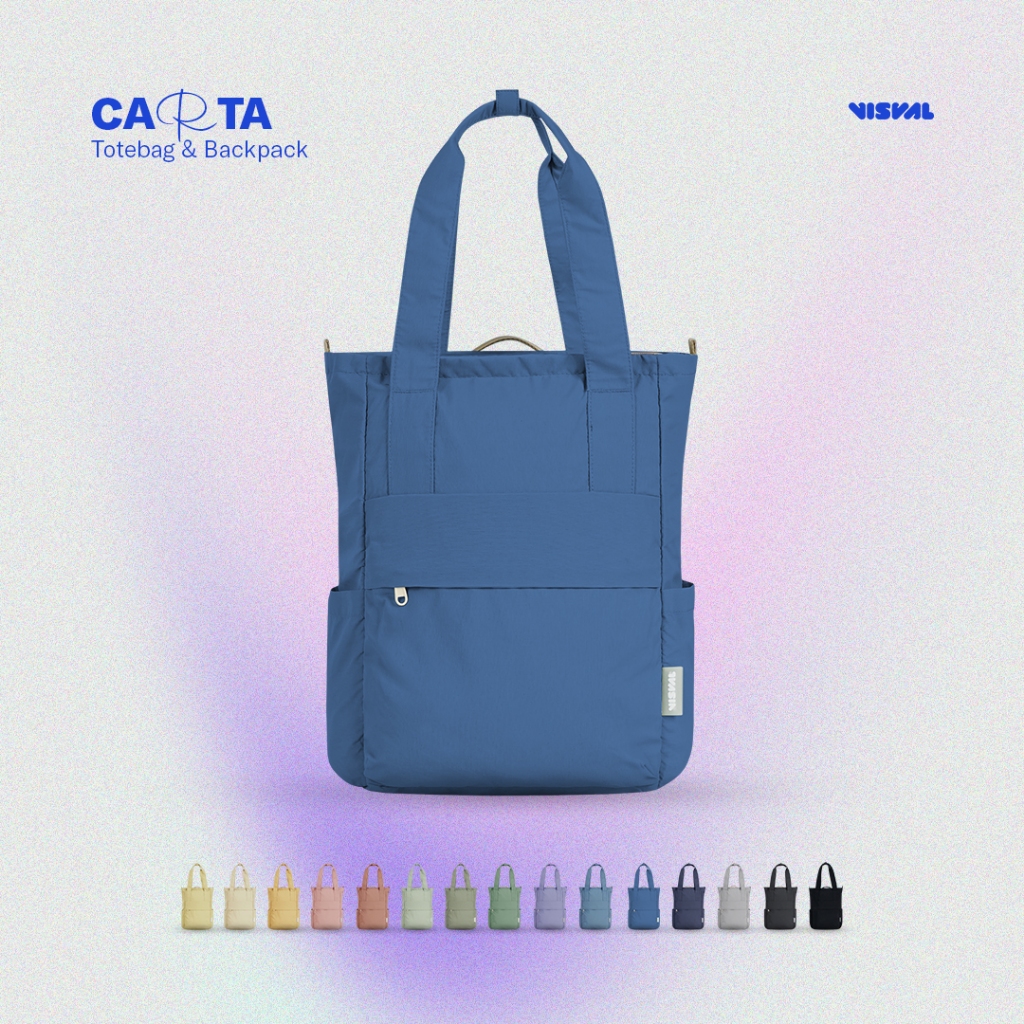 Tas Sekolah - Backpack Totepack Carta - Visval - Tas Ransel