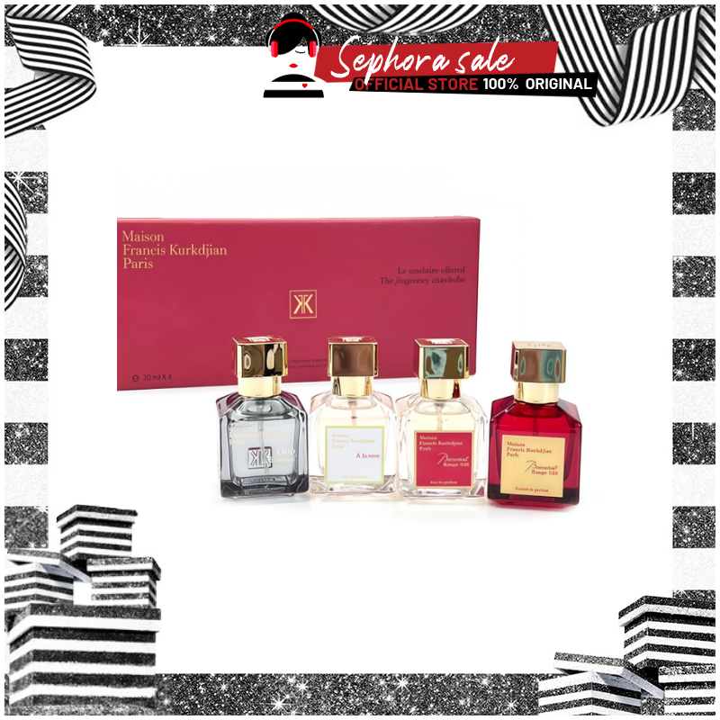 Parfum baccarat GIFT SET 30ml x 4pc/Maison Francis Kurkdjian Baccarat Rouge 540 EXTRAIT DE PARFUM ED