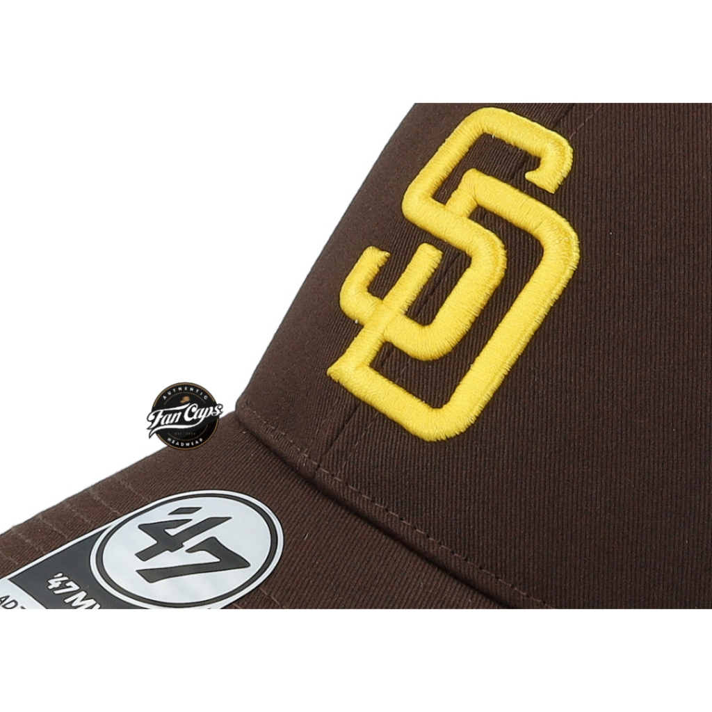 Topi 47 Original MLB San Diego Padres Branson MVP warna Coklat | FREE GIFT BOX