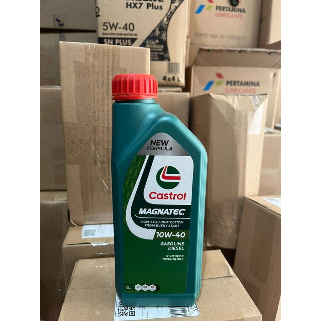 OLI MESIN  CASTROL MAGNATEC 10W-40  1LITER/oli castrol magnatec 1 liter