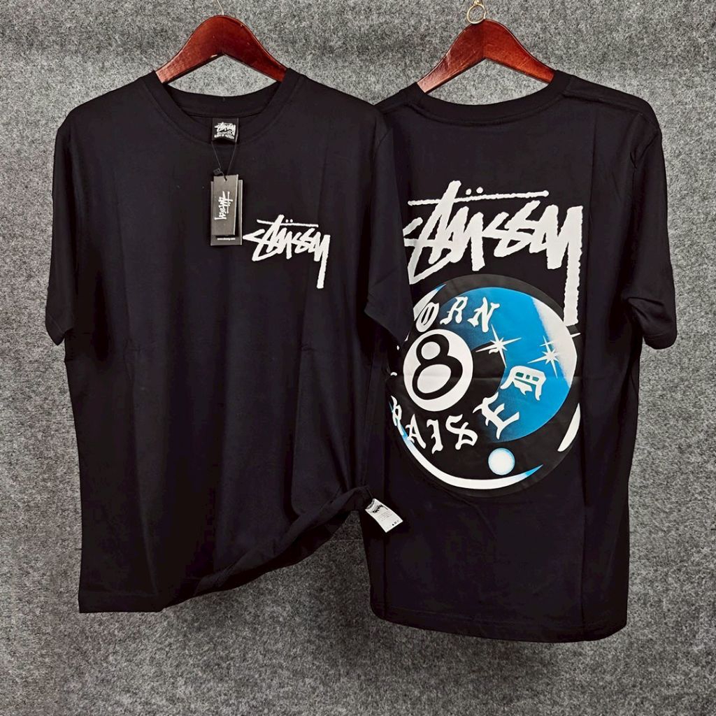 NEW ‼️ STUSSY T-Shirt Branded Premium Kaos Distro Lengan Pendek 100% Cotton Combed 24S Bordir Aplika
