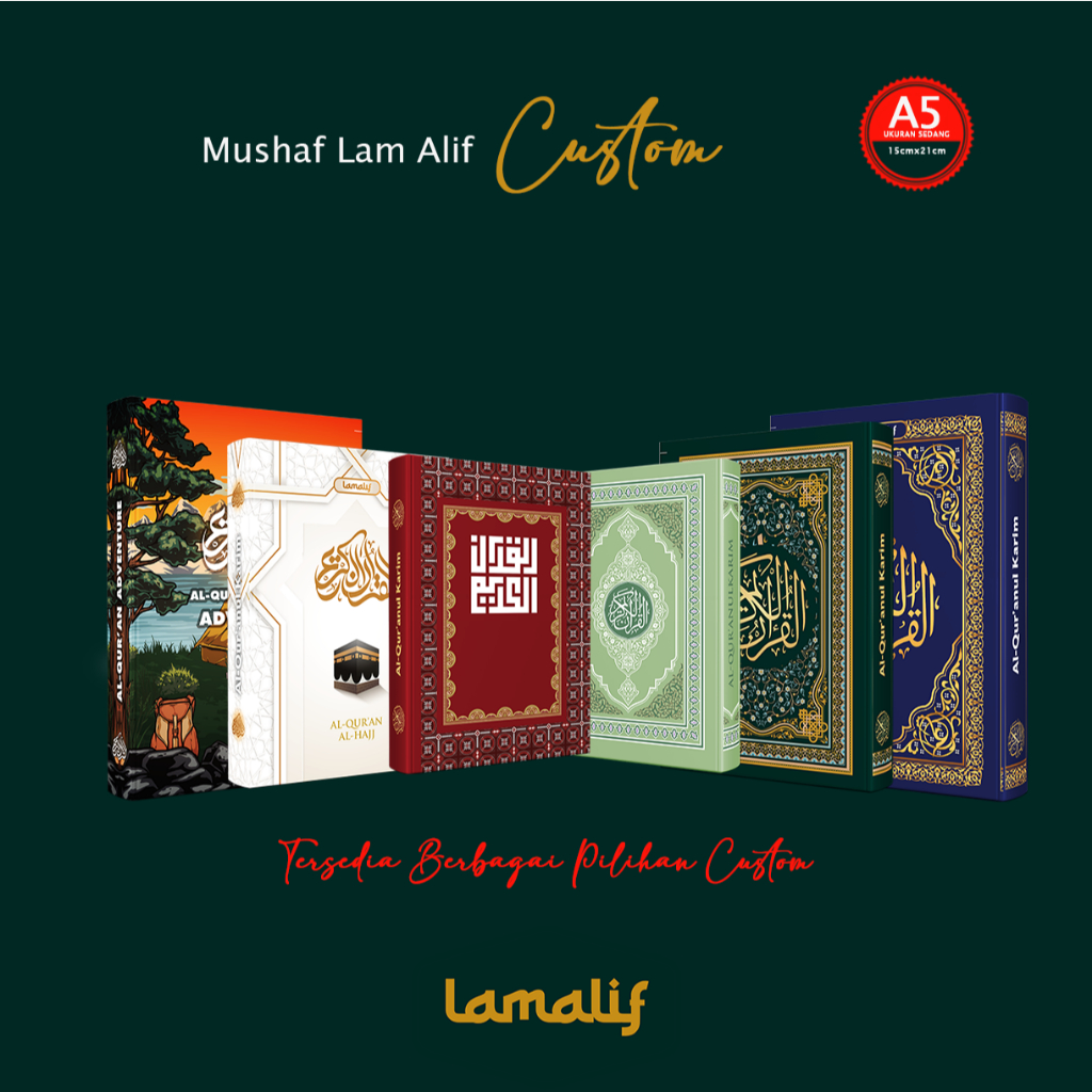 Mushaf Wakaf / Mushaf Custom / Mushaf Tilawah