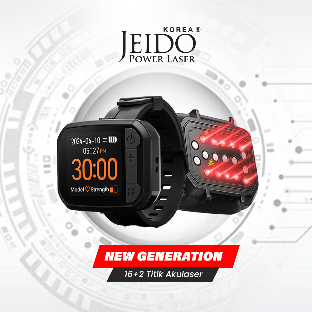 Jeido Power Laser Jam Tangan Perawatan jam laser kesehatan Laser Jam Tangan Perawatan Laser 16 Titik