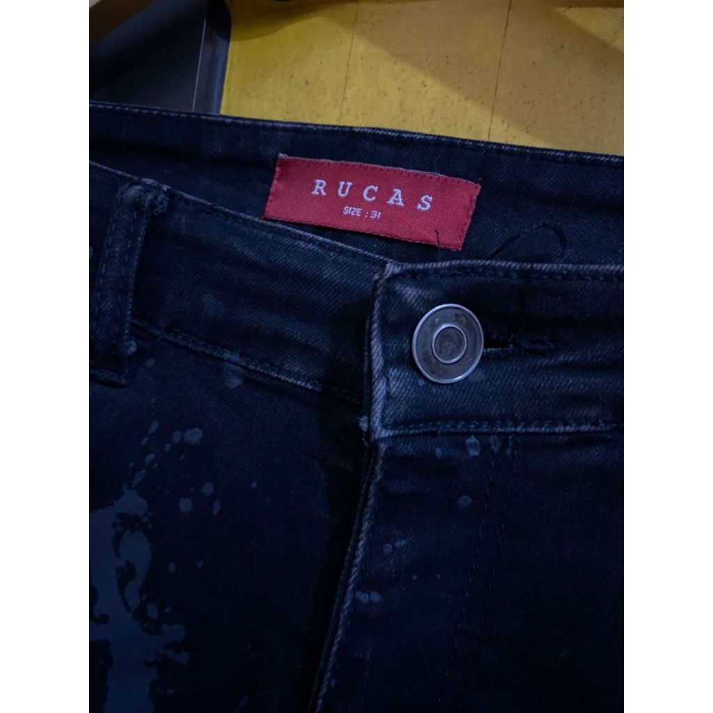 Rucas S8 Short Black Caviar Leather