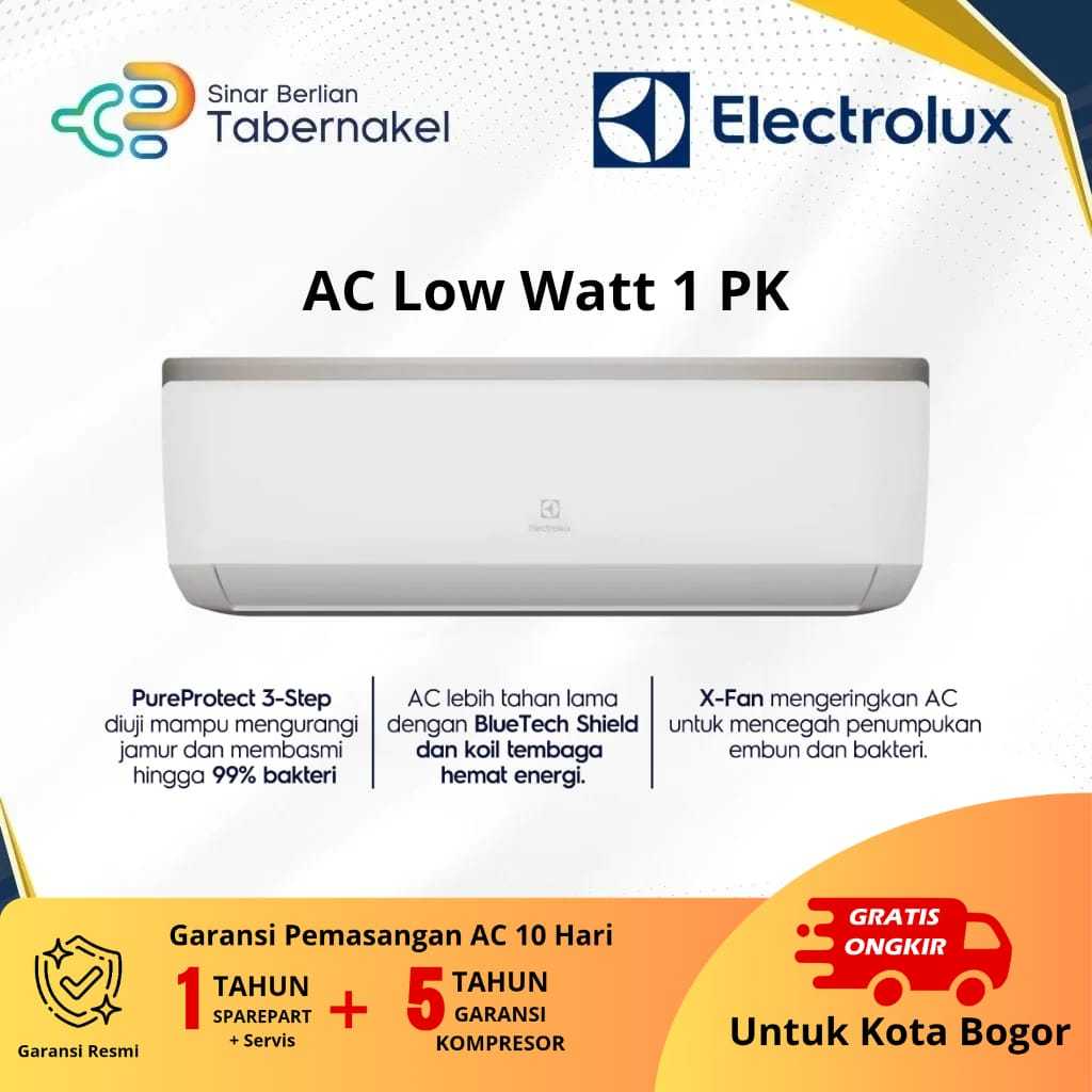 AC Electrolux 1 PK Low Watt ESM093C2WA - Dingin Cepat, Irit Listrik, Garansi Resmi - Bogor