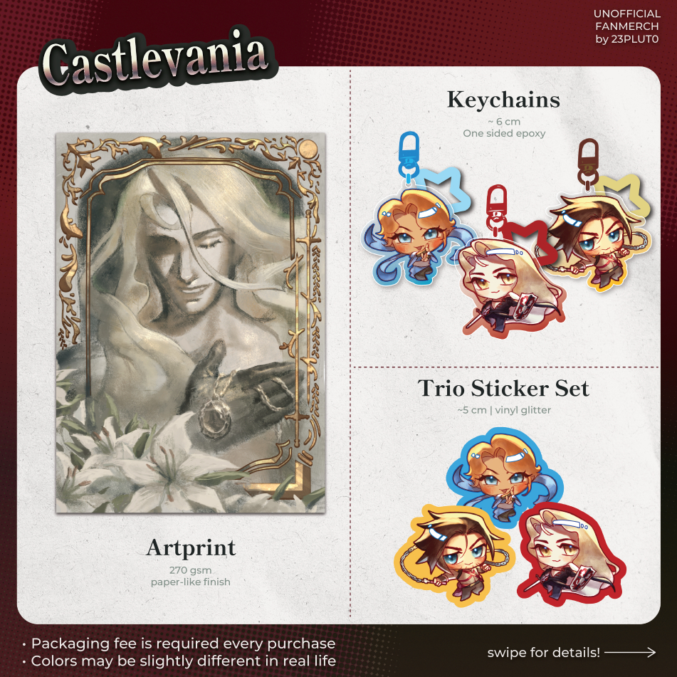 [BACA DESKRIPSI] Castlevania Fanmerch