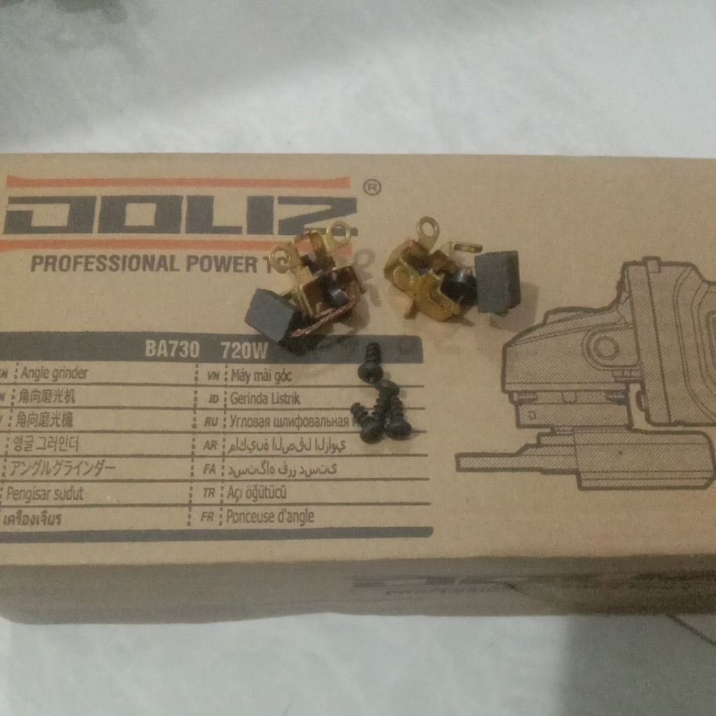 brush holder gerinda doliz BA 730/rumah arang mesin gerinda doliz BA 730 original