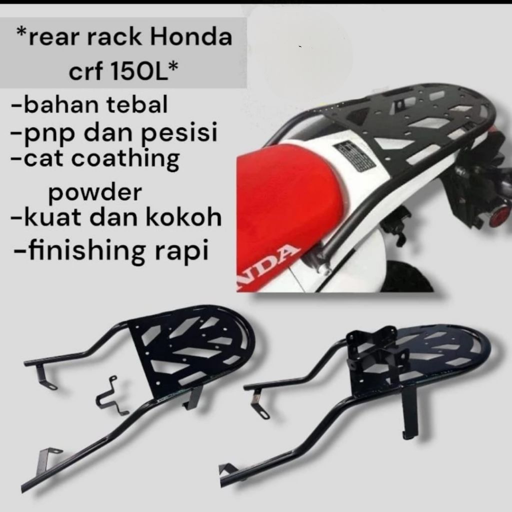 rear rack crf 150 l,behel crf 150 l belakang