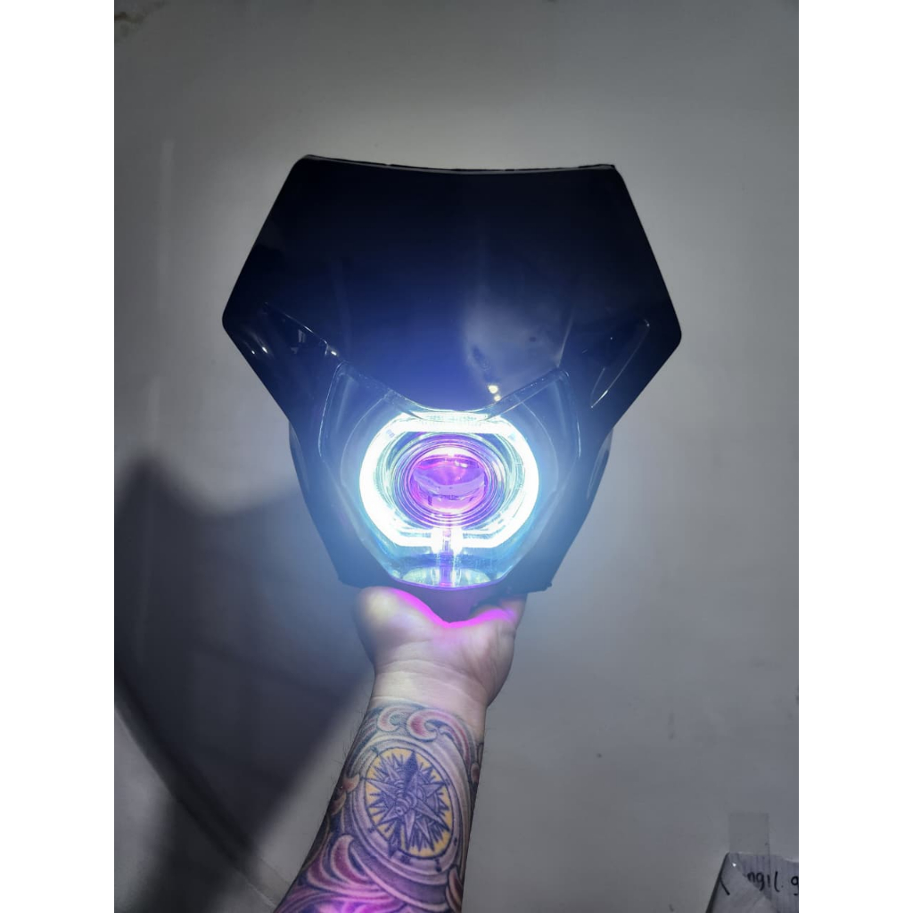 Lampu depan CRF 150 2018 biled billed set batok