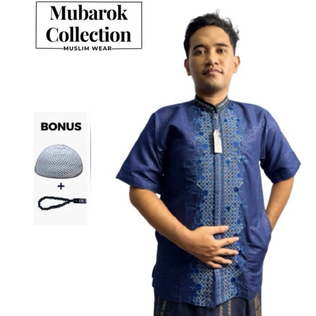 mubarok collection baju koko/baju koko murah/baju koko berkualitas/baju koko warna/baju koko bordir