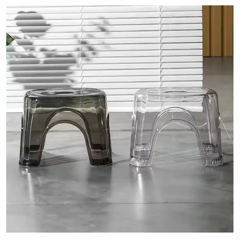 Bangku Plastik Kecil Multifungsi Bangku Jongkok Plastik / Bangku Kecil untuk Kamar Tidur