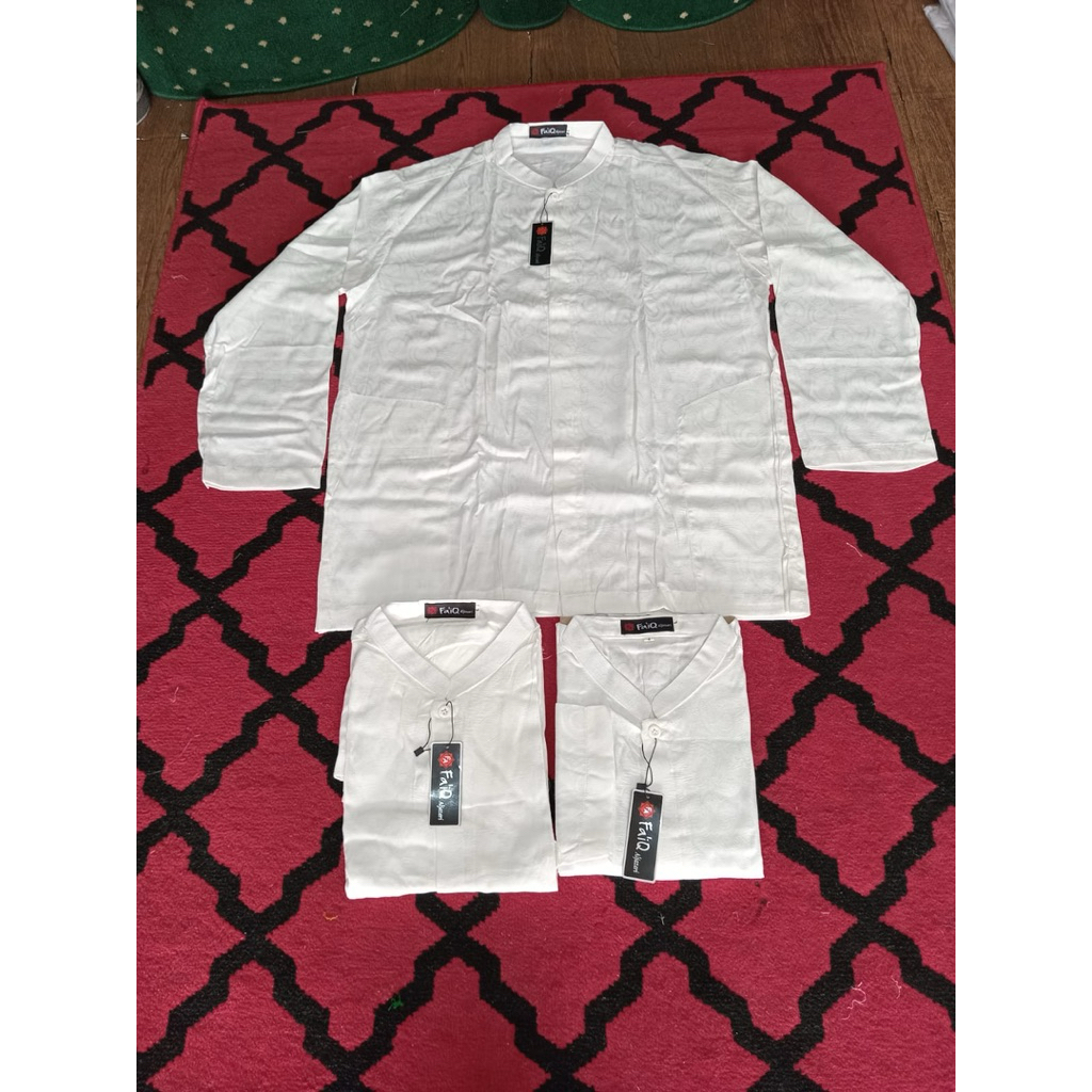 Baju koko putih jumbo xl -5L