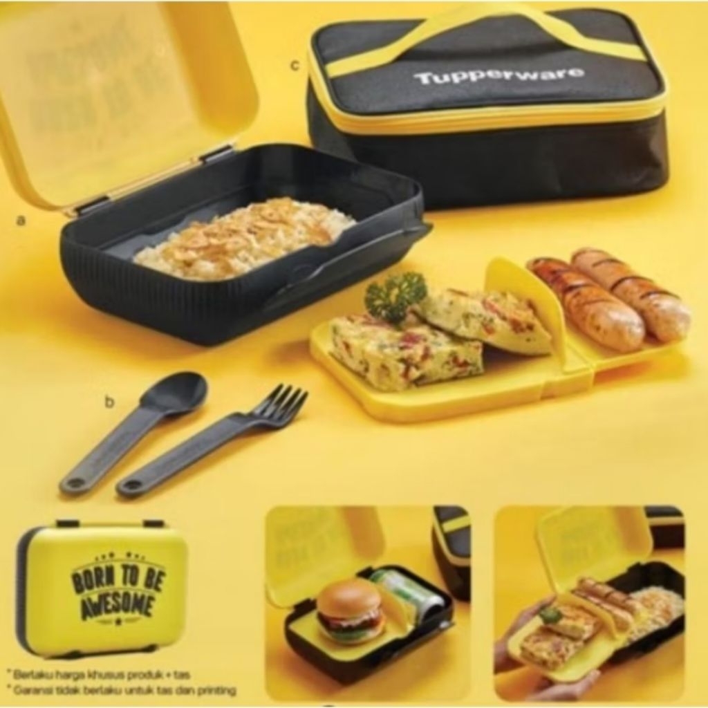 At Lunch Box Set Tupperware