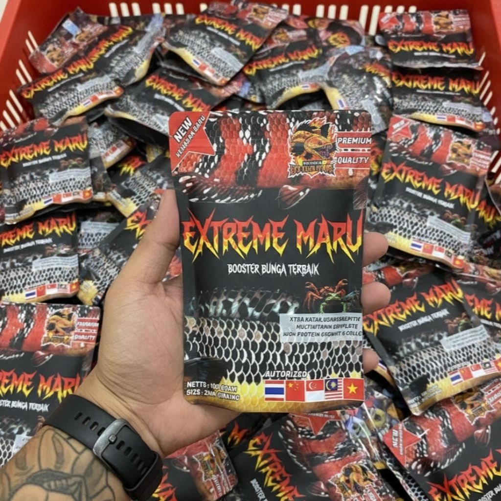 Pelet Booster Bunga Maru 100 Gram Pelet Extreme maru