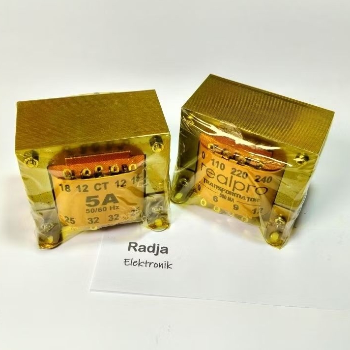 Trafo Realpro 5A CT32 trapo 5act32v tembaga 5 amper 5act32
