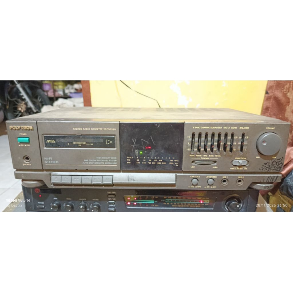 Tape Deck Polytron dat -58c hidup minus