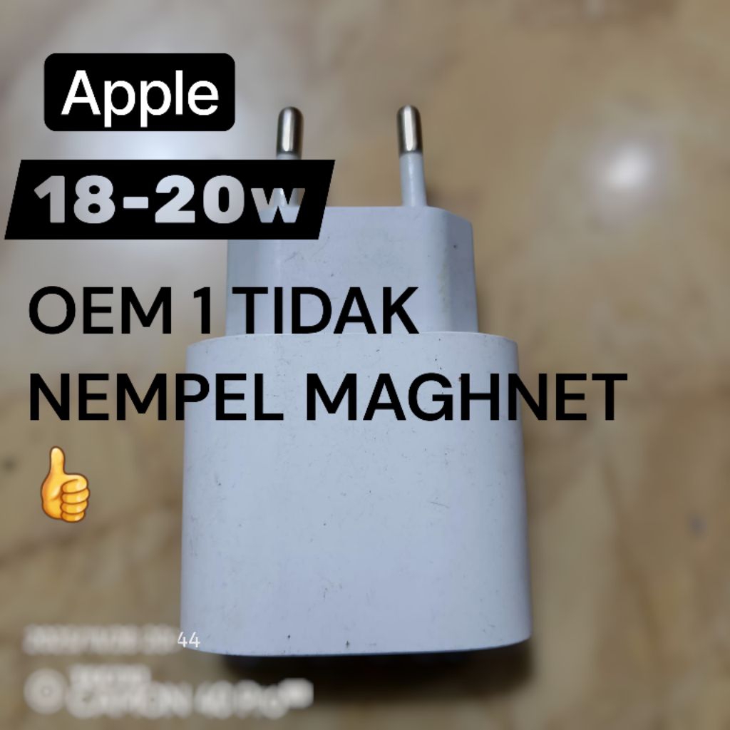 adaptor charger iphone oem 1 original
