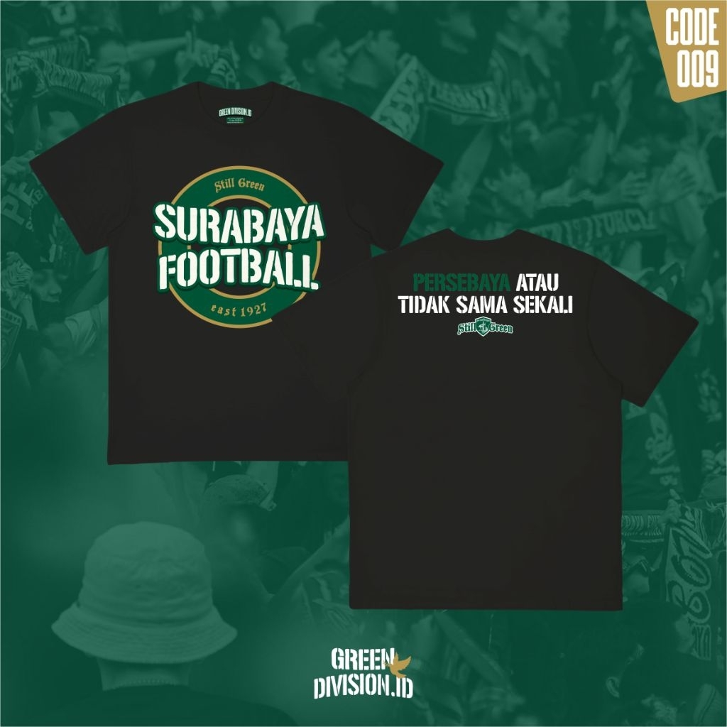 Kaos Surabaya Football 02, Kaos Persebaya, Kaos Casual Persebaya, Kaos Ultras Persebaya