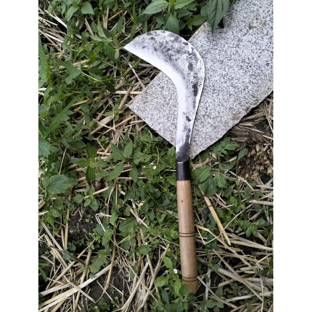 Arit Congkrang Rumput Ranting Super Tajam Asli Baja Original