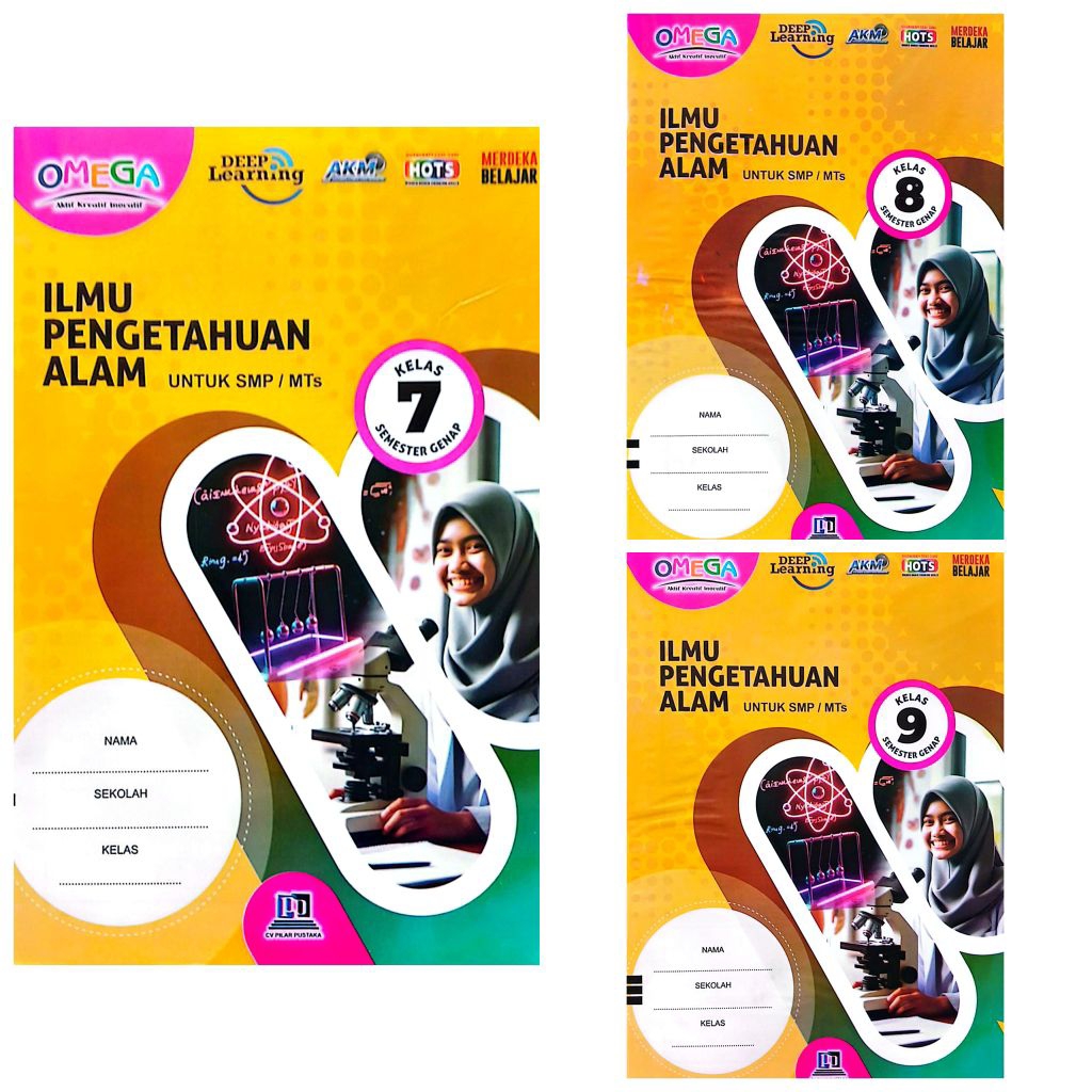 LKS SMP MTS OMEGA IPA ILMU PENGETAHUAN ALAM KELAS 7 8 9 KURIKULUM MERDEKA SEMESTER 2 GENAP TA.25-26 
