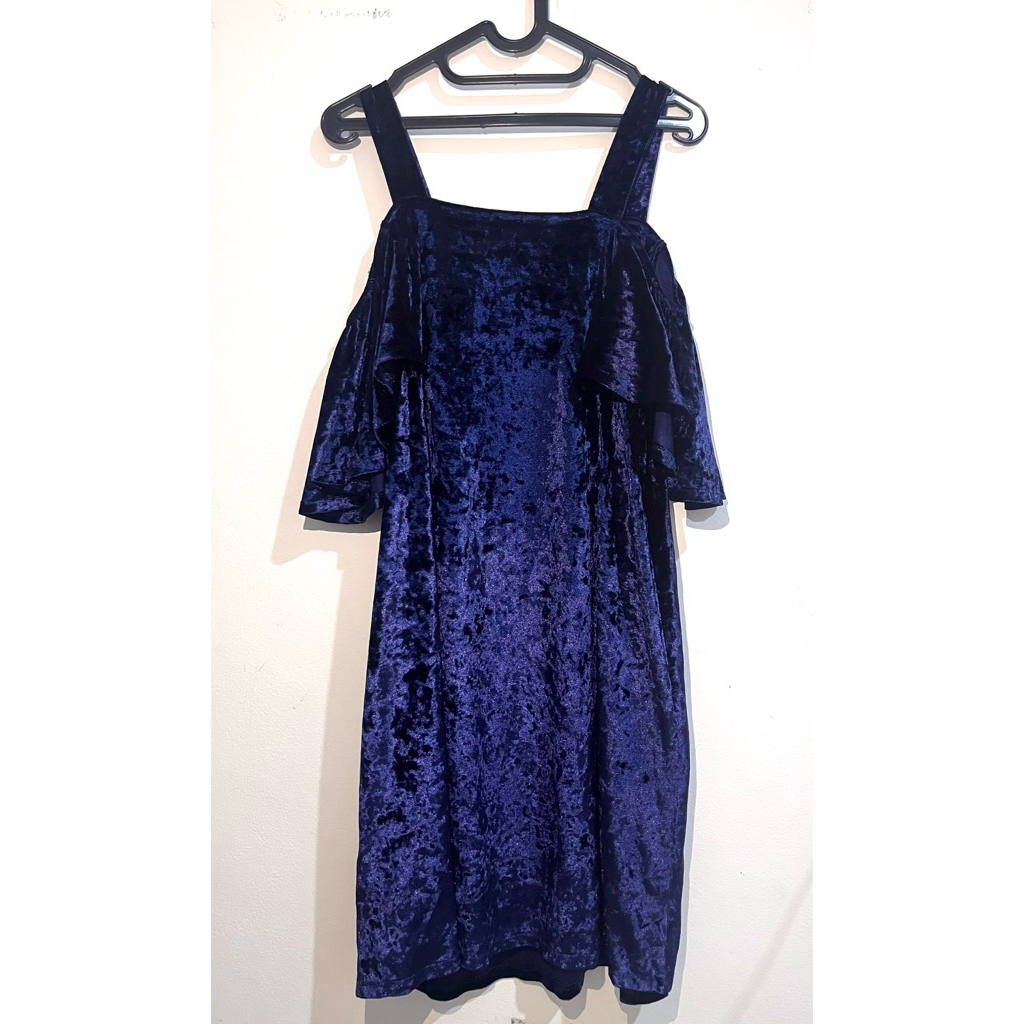 Dress Mango bludru L