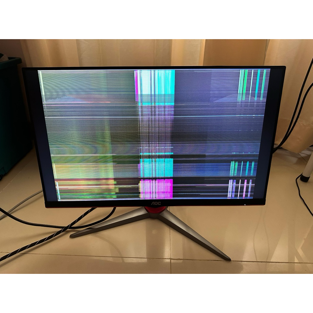 MONITOR AOC 24G2SPE 24” FHD 165HZ  1 MS HDMI / MONITOR KOMPUTER / MONITOR PC / MONITOR RUSAK PANEL /